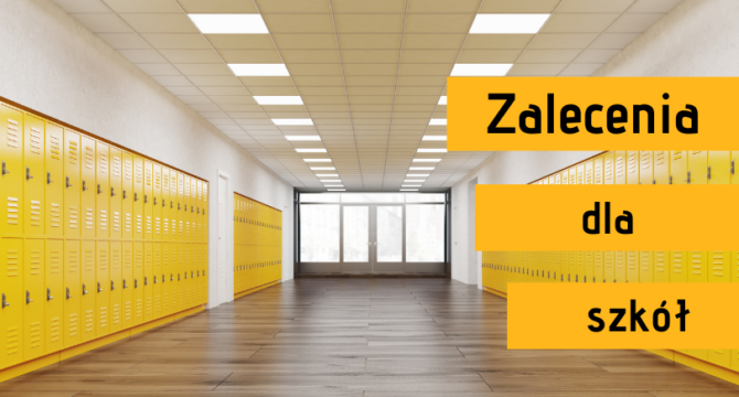 zalecenia dla szkół grafika do artykułu