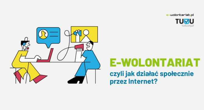Grafika do artykułu e-wolontariat