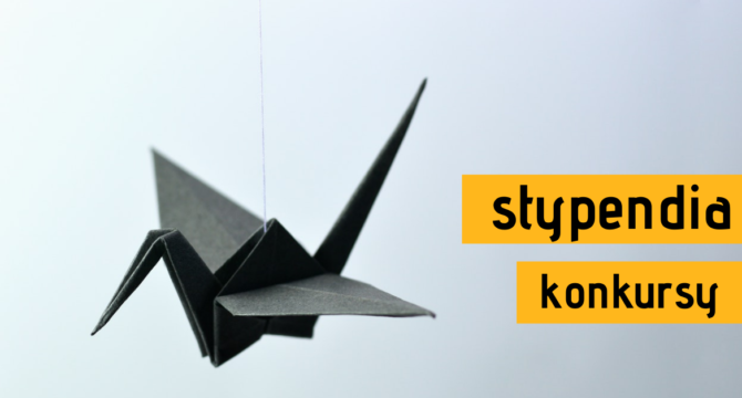 zdjęcie ptaka origami ilustrujące artykuł Najnowsze propozycje stypendiów i konkursów