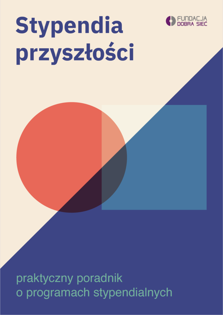 Okładka publikacji: abstrakcyjna kompozycja geometryczna i tytuł