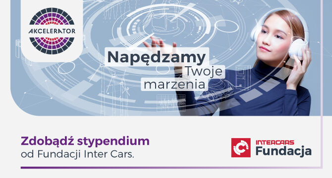 Grafika Fundacja Inter Cars stypendium Akcelerator