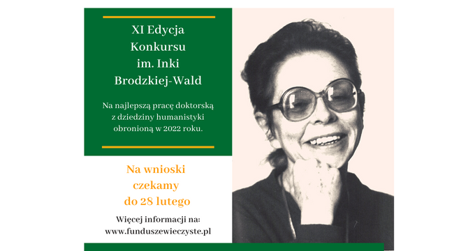 Baner - konkurs Inki Brodzkiej Wald