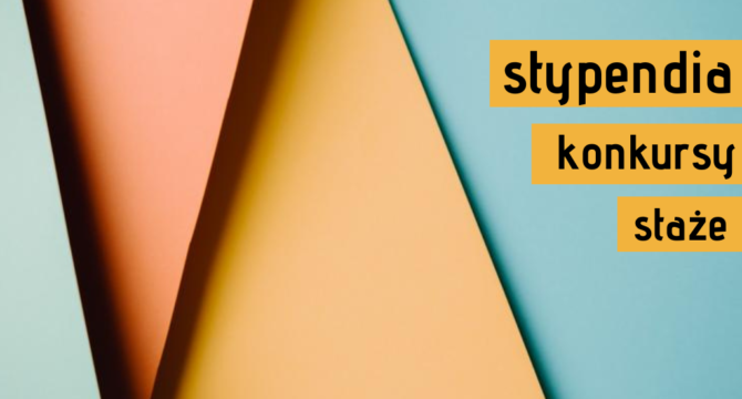 grafika ilustrująca artykuł Sezonowy wysyp ofert - stypendia i konkursy 2