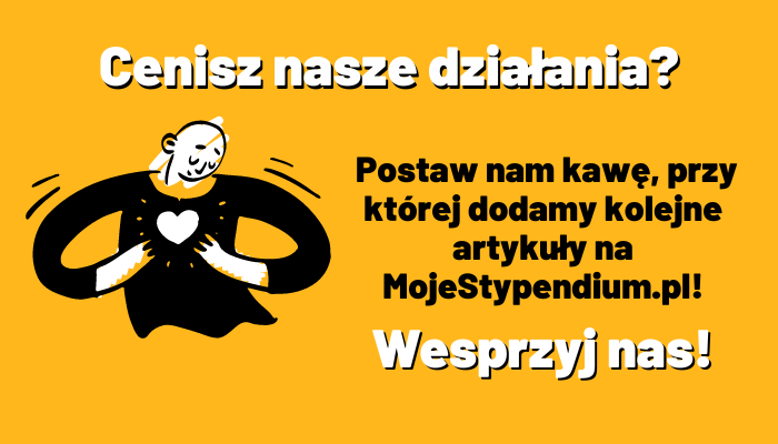 Patronite postaw kawę Moje Stypendium