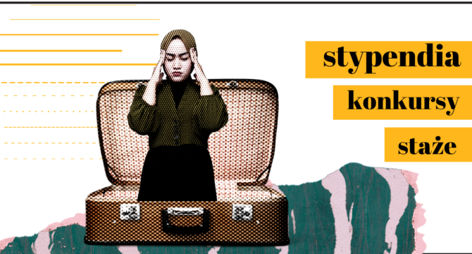 grafika z walizką Świeże informacje o stypendiach, konkursach i stażach